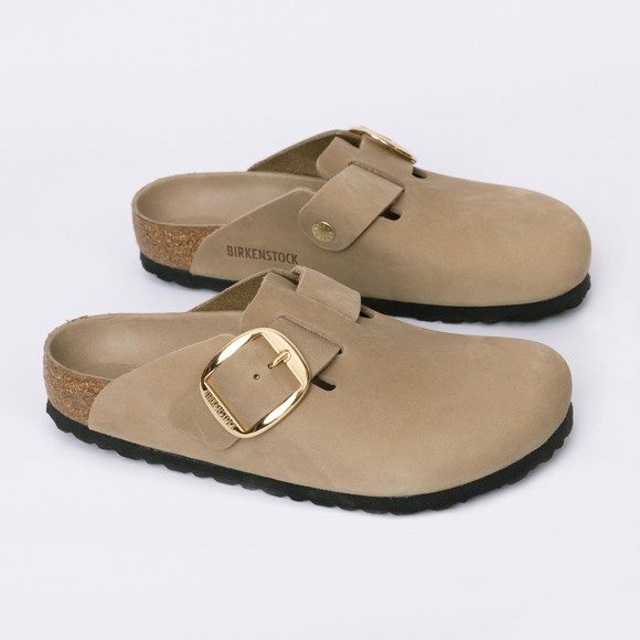 Birkenstock Womens Brown Boston Big Buckle Clog main image
