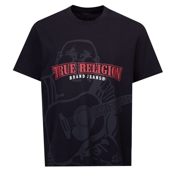 True Religion Mens Black SS Shadow Logo T-Shirt main image