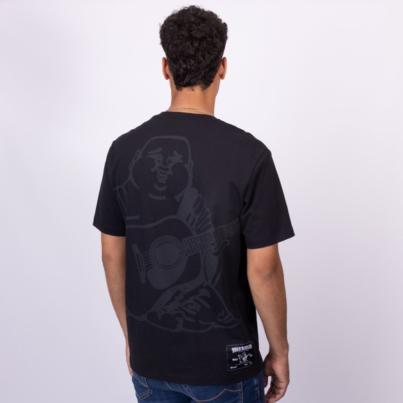 True Religion Mens Black SS Shadow Logo T-Shirt main image