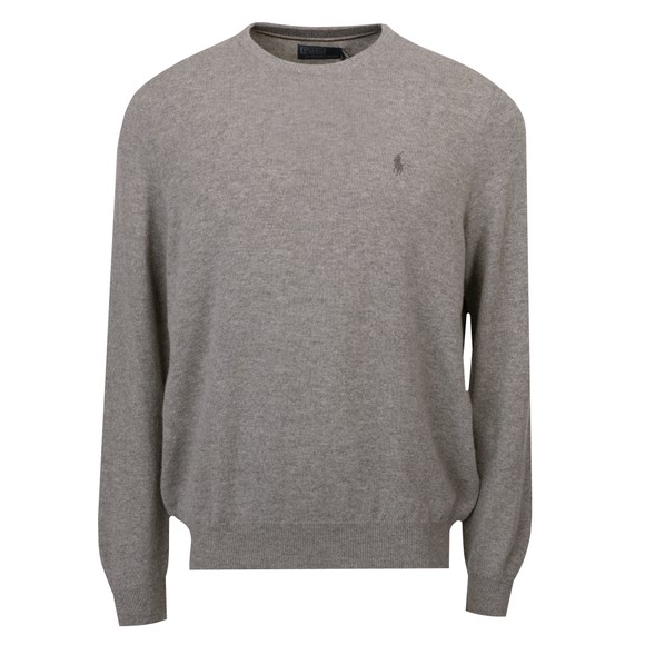 Polo Ralph Lauren Mens Grey Wool Crew Neck Jumper main image
