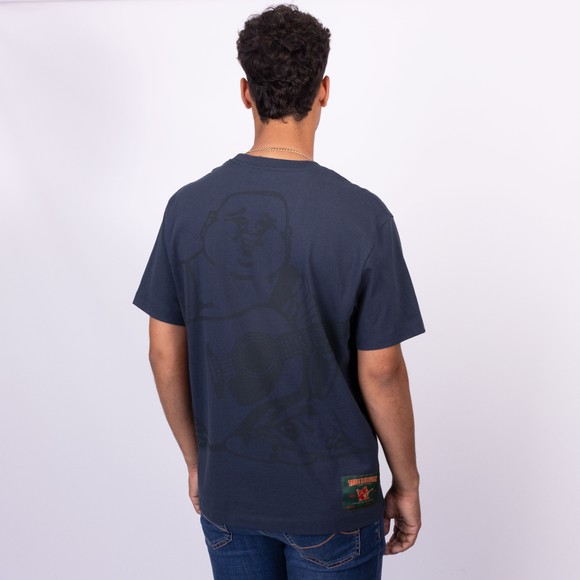 True Religion Mens Blue SS Shadow Logo T-Shirt main image
