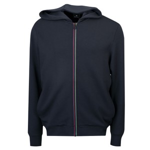 Sports Stripe Full Zip Hooded Sweatshirt