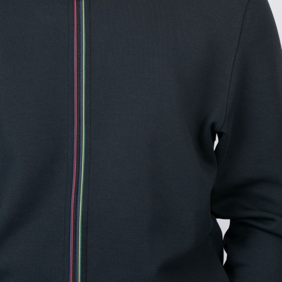 PS Paul Smith Mens Blue Sports Stripe Full Zip Hooded Sweatshirt main image