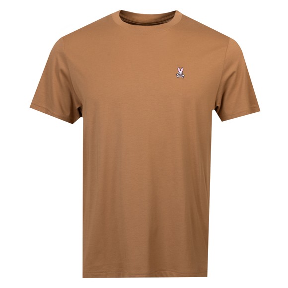 Psycho Bunny Mens Brown Classic Crew Neck T-Shirt main image