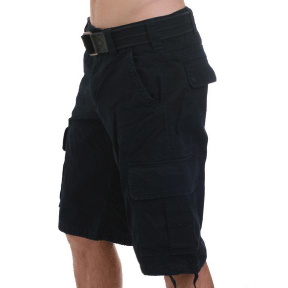 Gant Mens Blue Gant Navy Belted Cargo Shorts main image