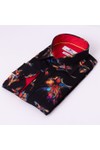Claudio Lugli Mens Black Pheasant Shirt