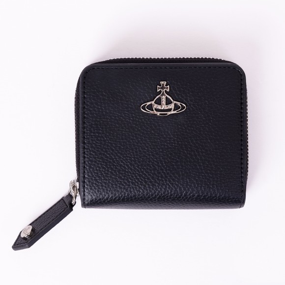 Vivienne Westwood Womens Black Zip Medium Wallet  main image
