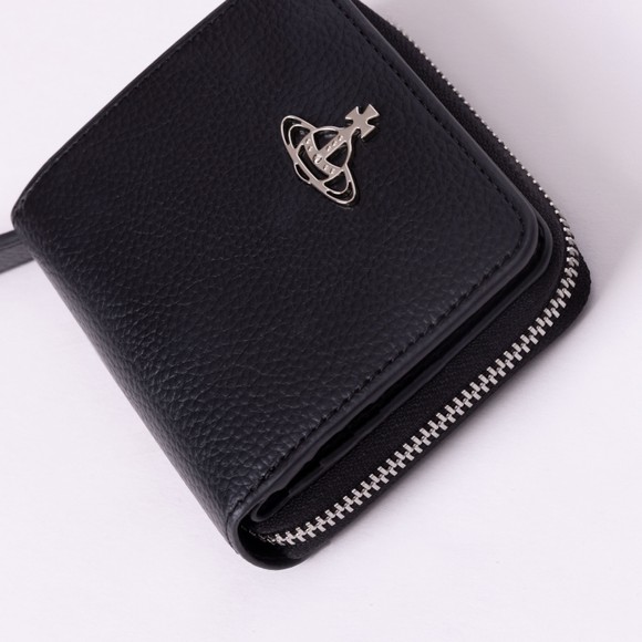 Vivienne Westwood Womens Black Zip Medium Wallet  main image