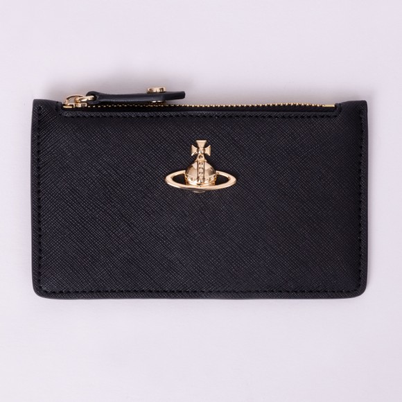 Vivienne Westwood Womens Black Slim Card Holder main image