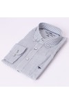 Fynch Hatton Mens Green Essential Oxford Stripe Shirt