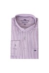 Fynch Hatton Mens Red Essential Oxford Stripe Shirt
