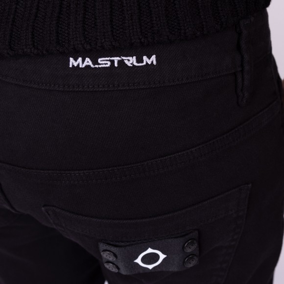Ma.Strum Mens Black Vanguard 5 Pocket Pant main image