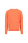 Fynch Hatton Mens Red V Neck Merino Cashmere Jumper