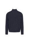 Fynch Hatton Mens Blue Full Zip Hybrid Sweat