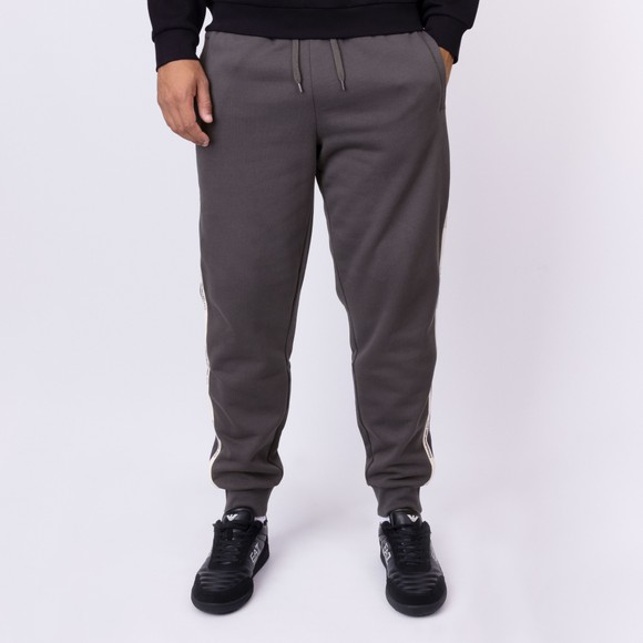 EA7 Emporio Armani Mens Grey Train Logo Taped Jogger main image
