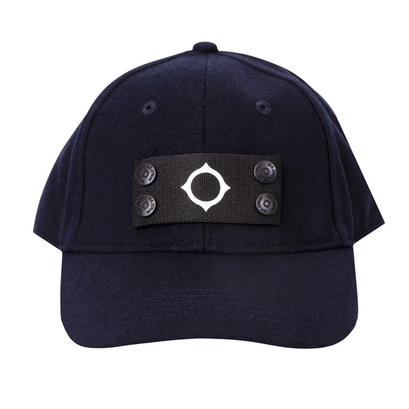 Ma.Strum Mens Blue Wool Badge Cap main image