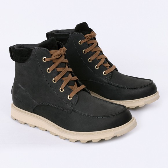 Sorel Mens Black Madson II Moc Toe Waterproof Boot