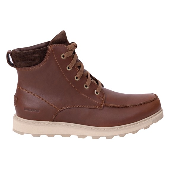 Sorel Mens Brown Madson II Moc Toe Waterproof Boot