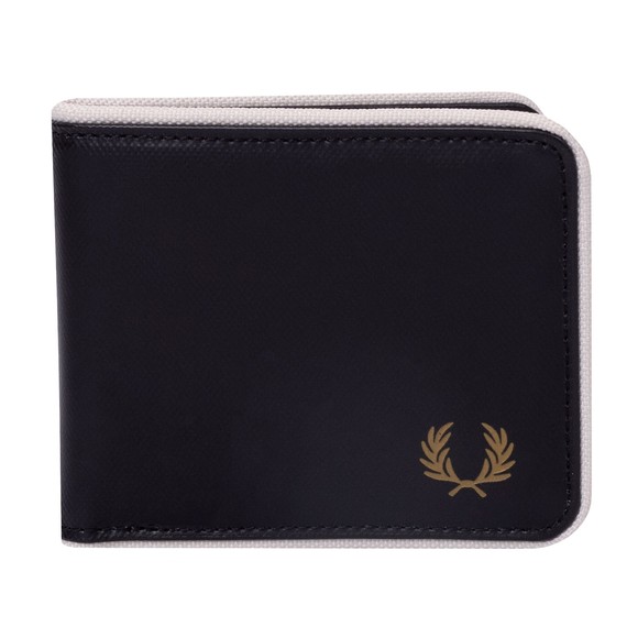Fred Perry Mens Black Laurel Wreath Billfold Wallet main image
