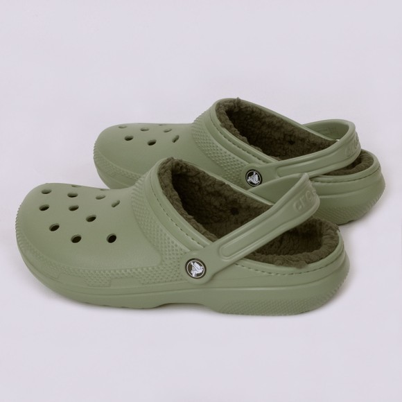 Crocs Mens Green Classic Lined Clog main image