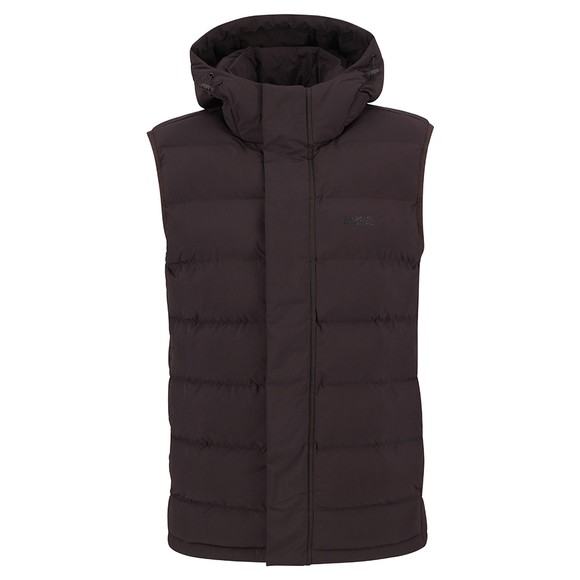 Barbour International Mens Purple Padley Puffer Gilet main image