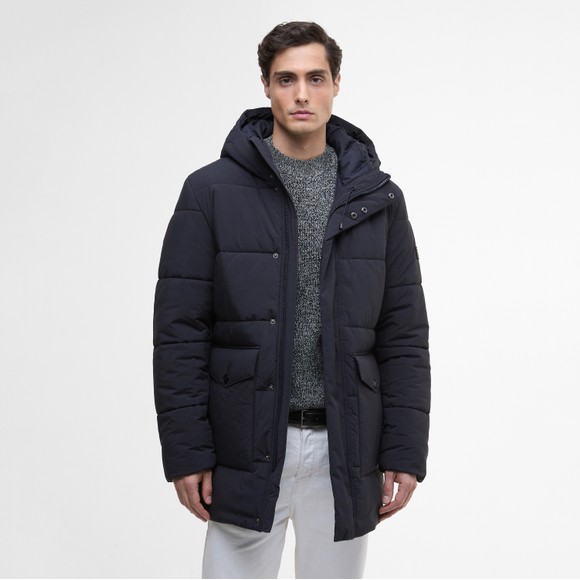 Barbour International Mens Blue Sutley Quilted Jacket main image