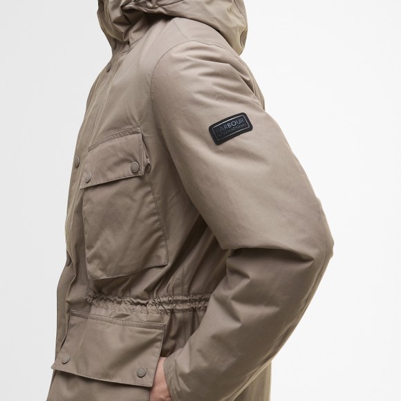 Barbour International Mens Grey Endley Waterproof Jacket main image
