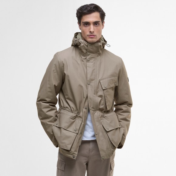 Barbour International Mens Grey Endley Waterproof Jacket main image