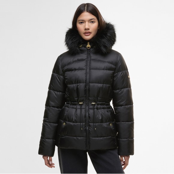 Barbour International Womens Black Cher Puffer Jacket main image