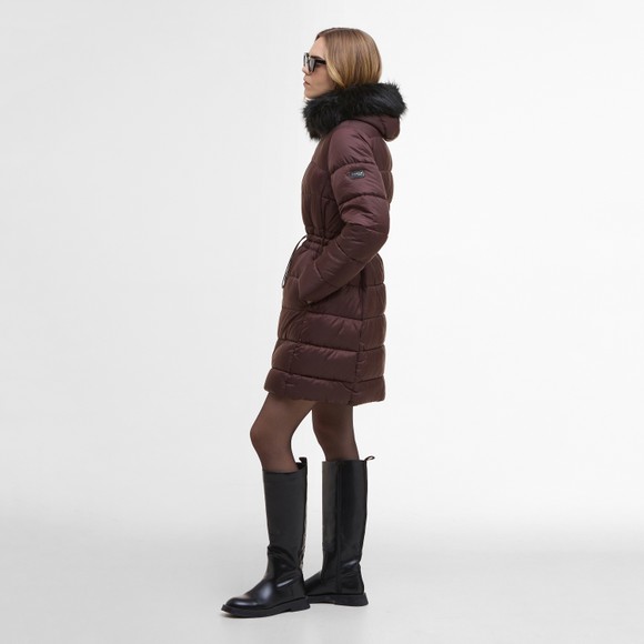 Barbour International Womens Red Anastasia Puffer Jacket main image