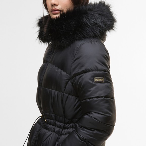 Barbour International Womens Black Anastasia Puffer Jacket main image