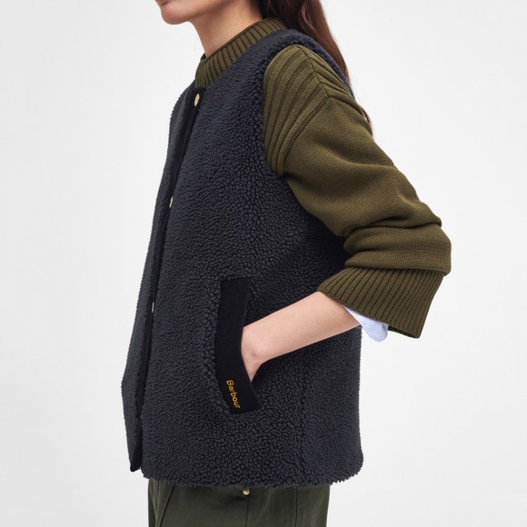 Barbour Lifestyle Womens Black Dulsie Teddy Liner main image