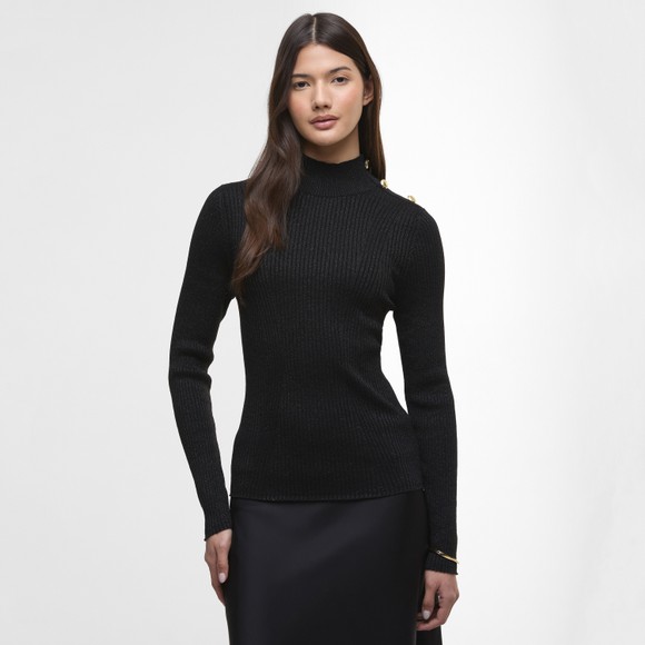Barbour International Womens Black Stella Jumper main image
