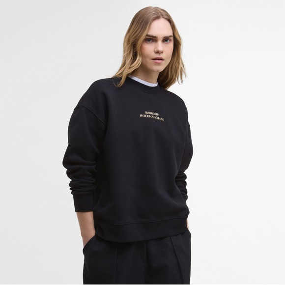Barbour International Womens Black Kaia Sweatshirt main image