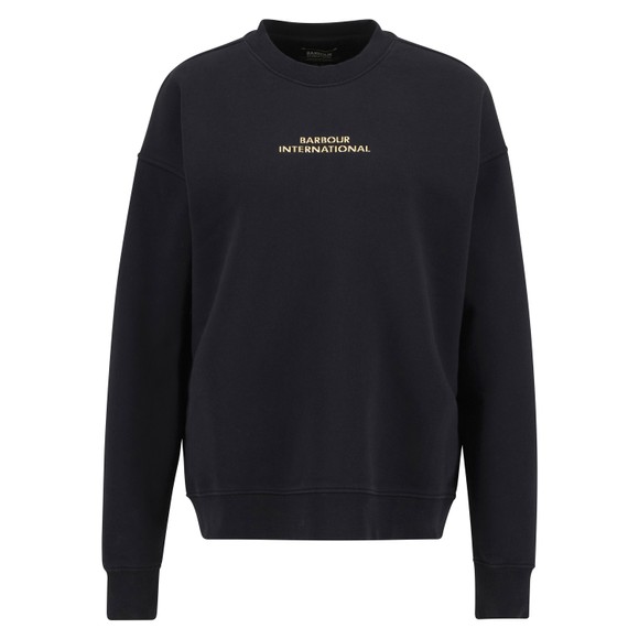 Barbour International Womens Black Kaia Sweatshirt main image