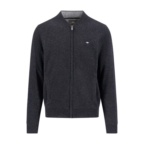 Merino Cashmere Full Zip Cardigan
