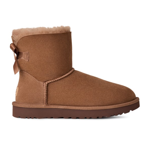 Ugg Womens Brown Mini Bailey Bow II Boot main image