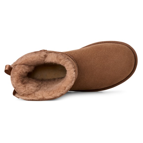 Ugg Womens Brown Mini Bailey Bow II Boot main image