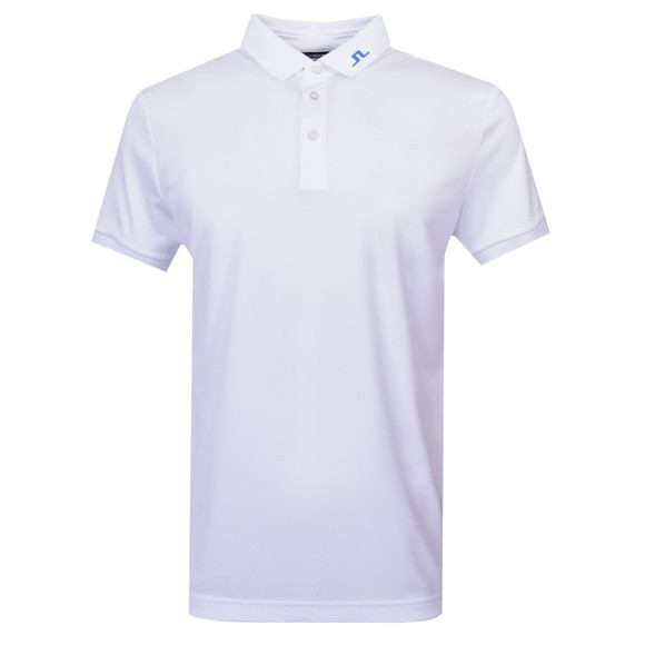 J.Lindeberg Mens White KV Print Polo Shirt main image