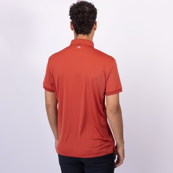 J.Lindeberg Mens Red Tour Tech Regular Fit Golf Polo main image