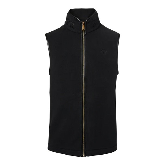 Holland Cooper Mens Black Mens Country Fleece Gilet main image