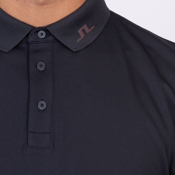 J.Lindeberg Mens Blue KV Print Polo Shirt main image