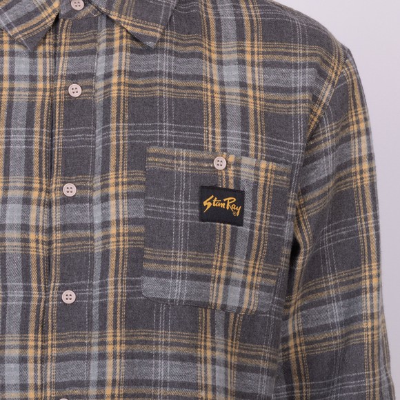 Stan Ray Mens Grey Flannel Shirt main image
