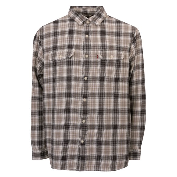 Levi's ® Mens Beige Jackson Worker Flannel Shirt main image