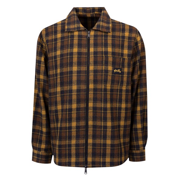 Stan Ray Mens Brown Zip Shirt main image