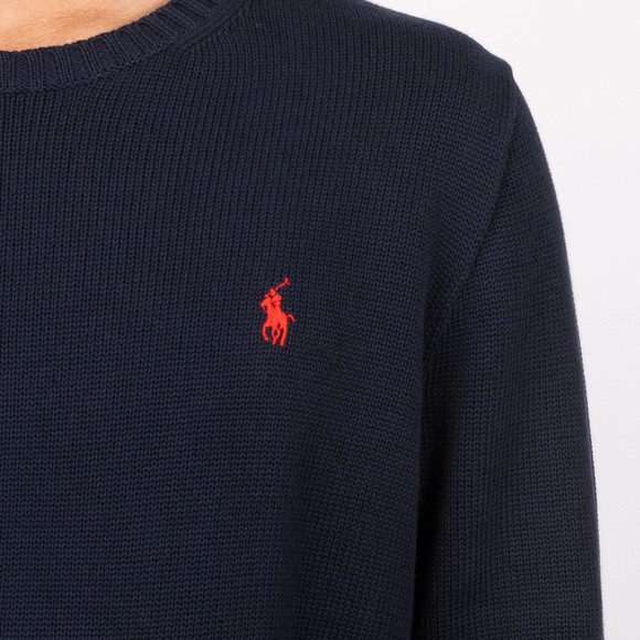 Polo Ralph Lauren Mens Blue Cotton Crewneck Sweater main image