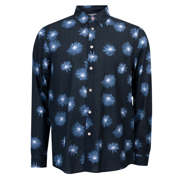 PS Paul Smith Mens Blue Floral Print Shirt main image