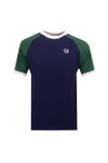 Sergio Tacchini Mens Blue Hadow Ringer T-Shirt