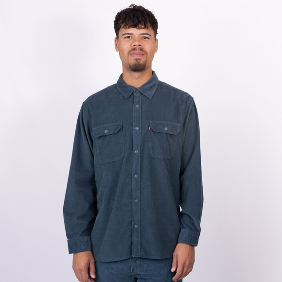 Levi's ® Mens Blue Jackson Worker Corduroy Shirt main image