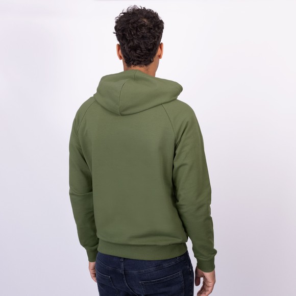 Moschino Mens Green Bear Logo Overhead Hoodie main image